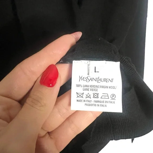 Yves Saint Laurent | Black Wool Sweater