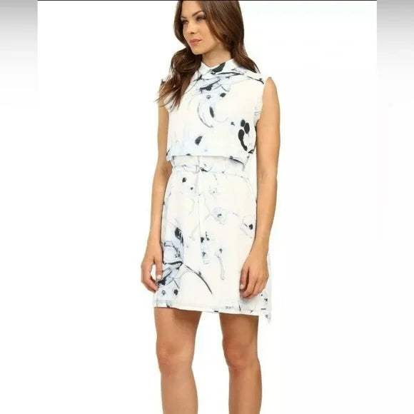 Diesel | Watercolor Effect Collared Dress