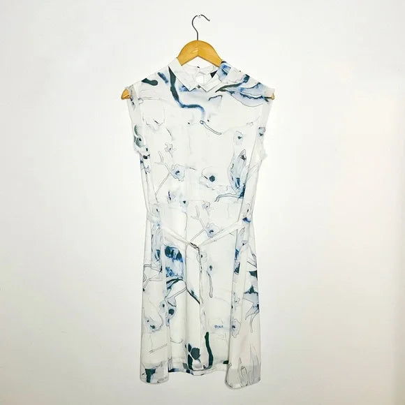Diesel | Watercolor Effect Collared Dress