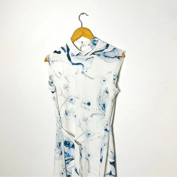 Diesel | Watercolor Effect Collared Dress