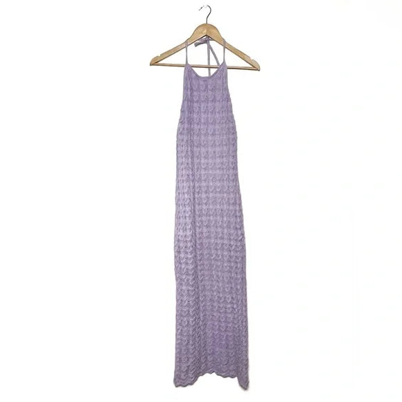 Alice + Olivia | Lavender Crochet Jone Dress