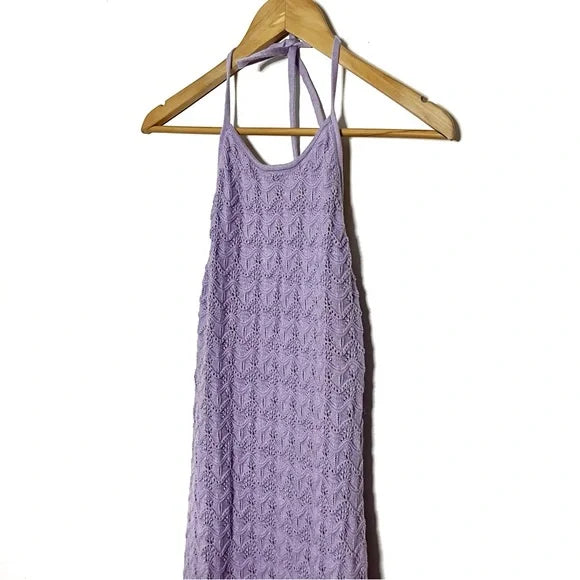 Alice + Olivia | Lavender Crochet Jone Dress
