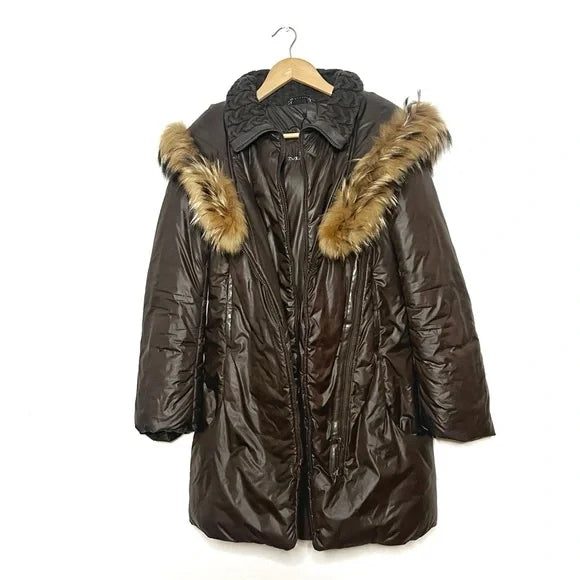 Mackage | Brown Fur Trim Coat