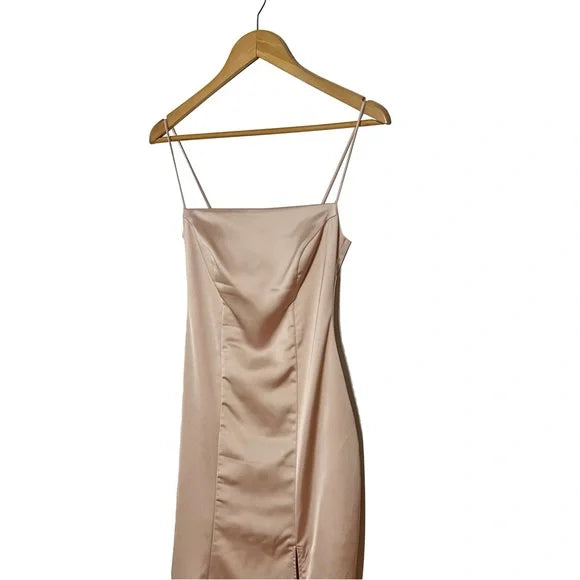 Arti Gogna | Naomi Pink Satin Dress