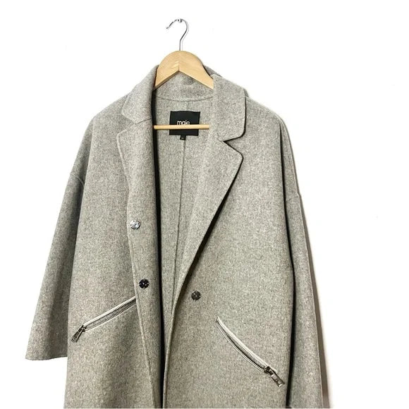 Maje | Wool Blend Grima Coat