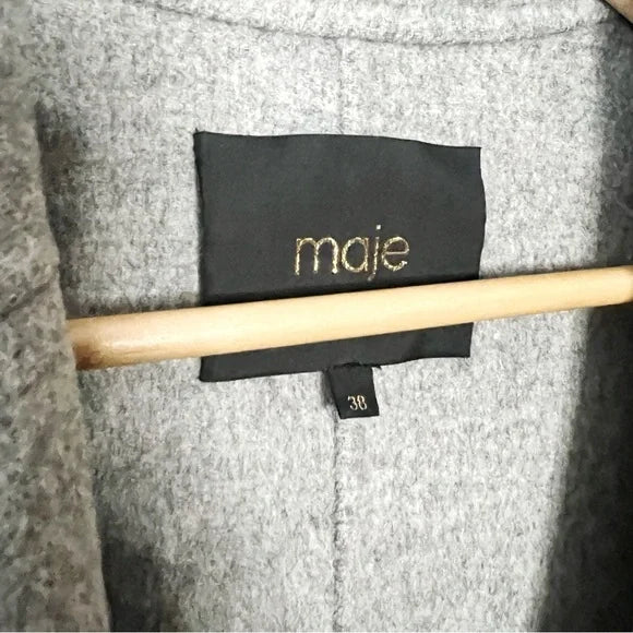 Maje | Wool Blend Grima Coat