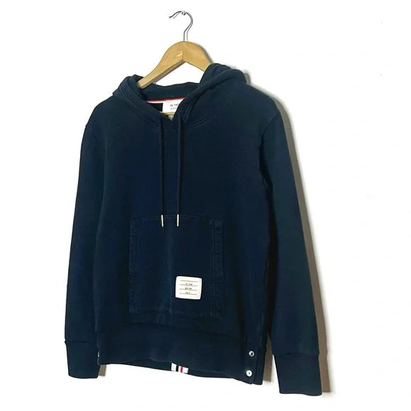 Thom Browne | Navy Classic Loopback Hoodie