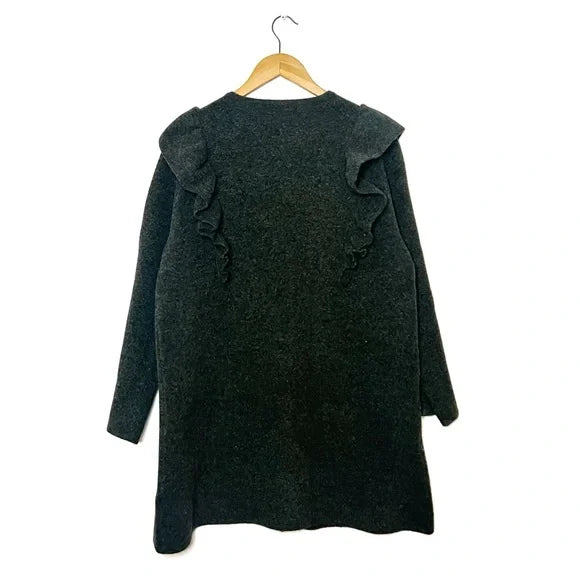 Zara | Wool Ruffle Jacket