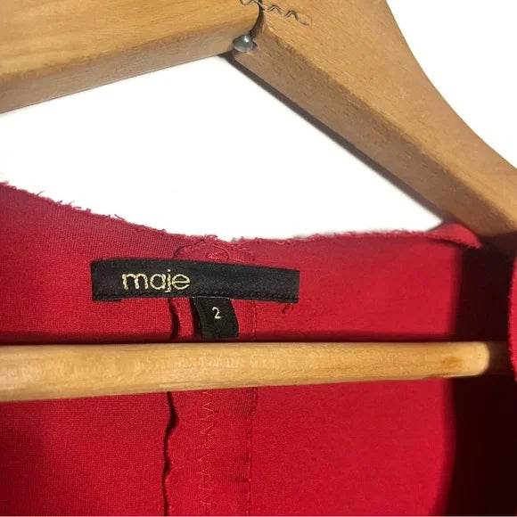 Maje | Red Cocktail Dress