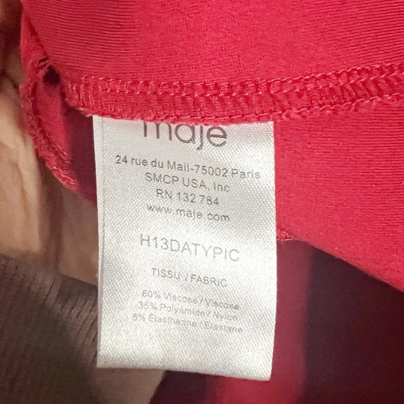 Maje | Red Cocktail Dress