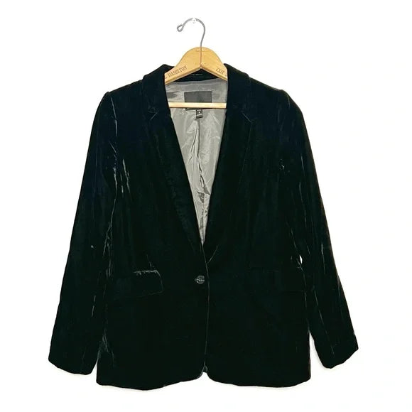 Banana Republic | Black Velvet Blazer