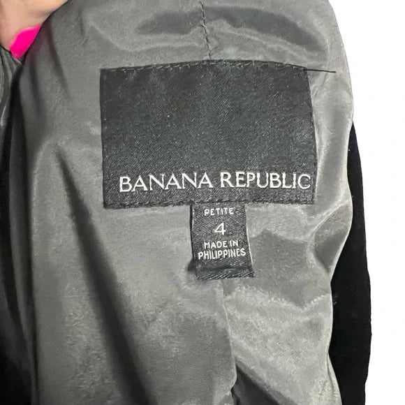 Banana Republic | Black Velvet Blazer