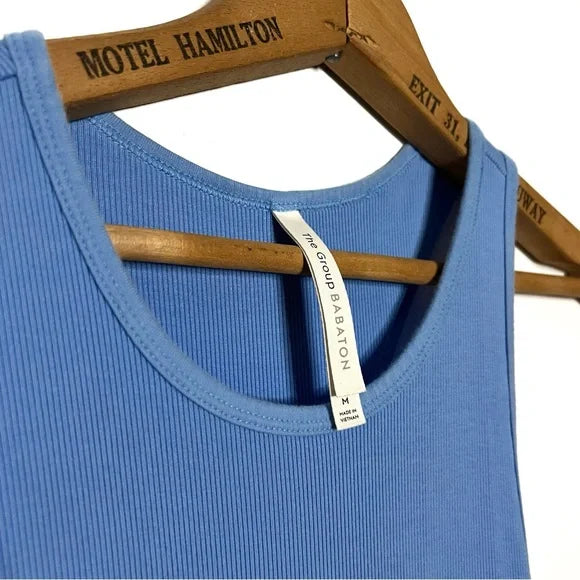 Aritzia | Babaton Blue Knit Dress