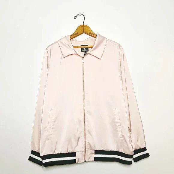 Love and Legend | "No Thanks" Satin Jacket