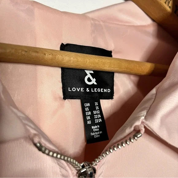 Love and Legend | "No Thanks" Satin Jacket