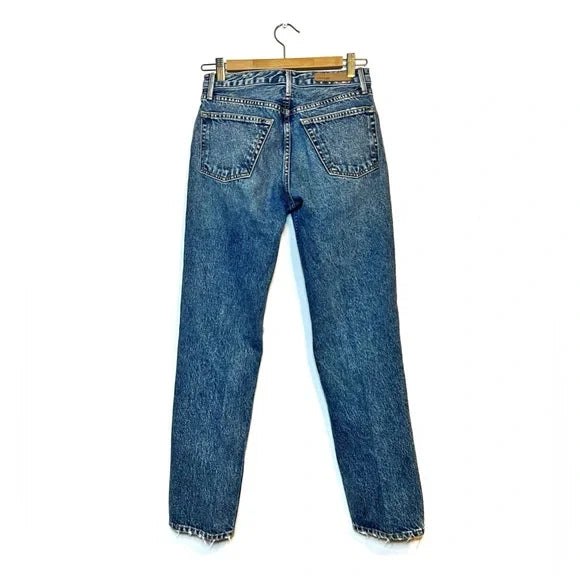 GRLFRND | Helena Distressed High Waist Jeans