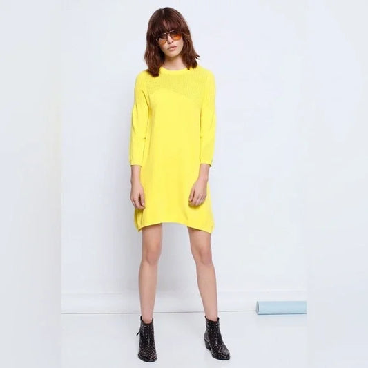 Zadig et Voltaire| Rush Ve Yellow Patterned Dress