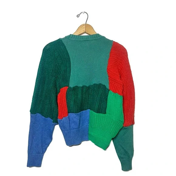 Urban Outfitters | Mixed Knit Patch Sweater - New With Tags
