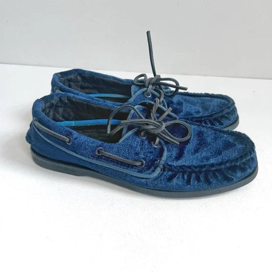 Sperry | Blue Suede Top Sider Shoes