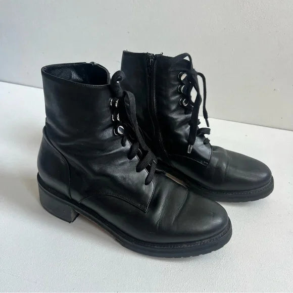 Napoleoni Italy | Leather Combat Boots