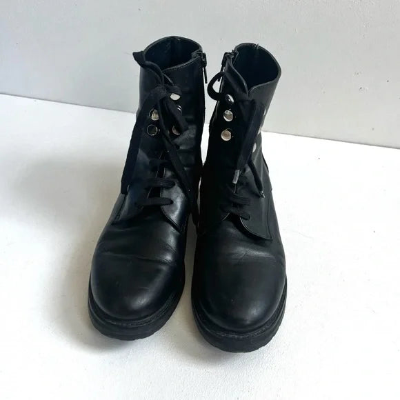 Napoleoni Italy | Leather Combat Boots