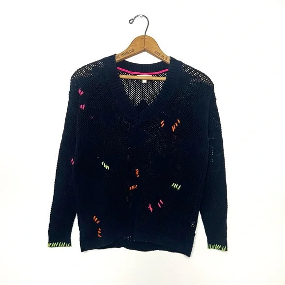 Lisa Todd | Super Stars Navy Sweater
