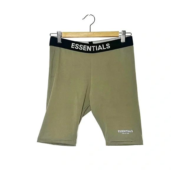 Essentials | Green Bike Shorts