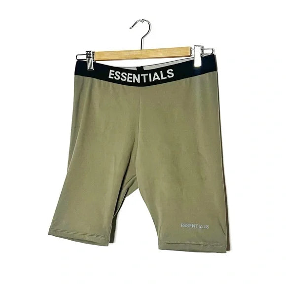 Essentials | Green Bike Shorts