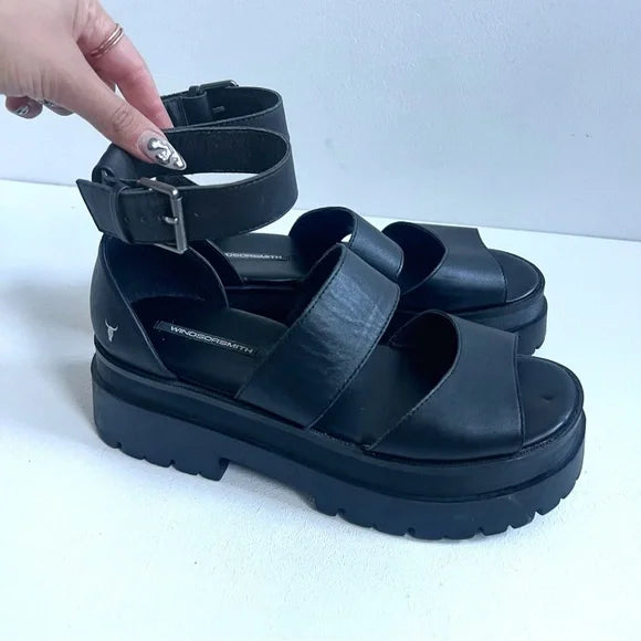 Windsor Smith | Leather Thrilled Sandals