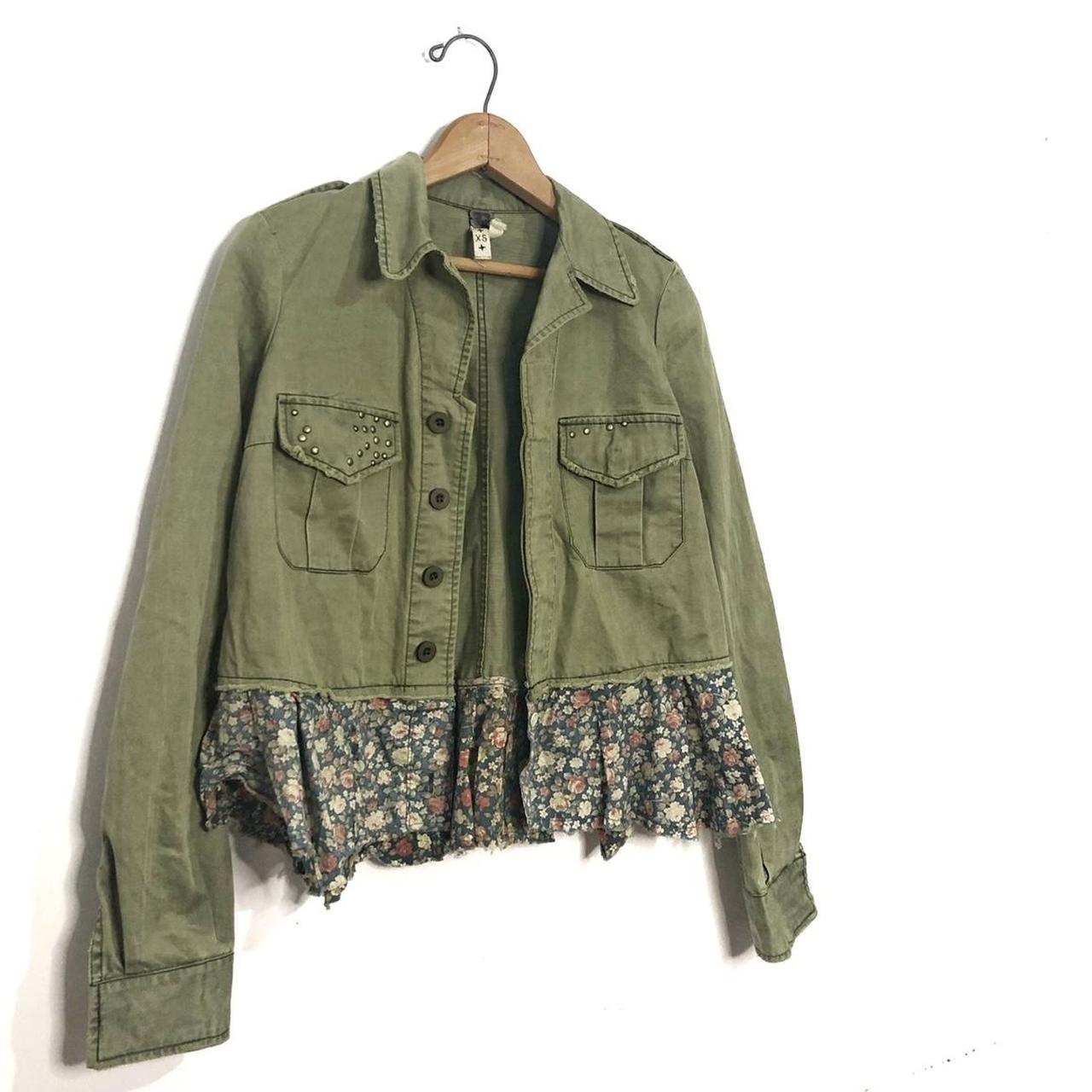 Free People | Military Ruffle Jacket