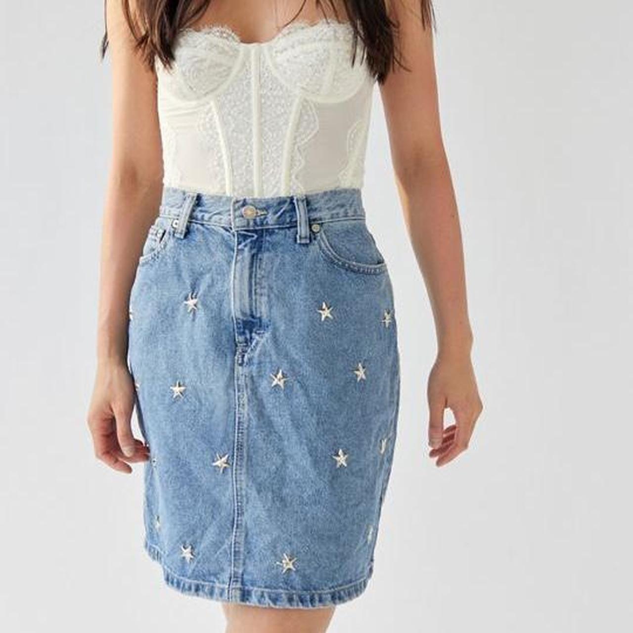 Urban Outfitters | Star Denim Skirt