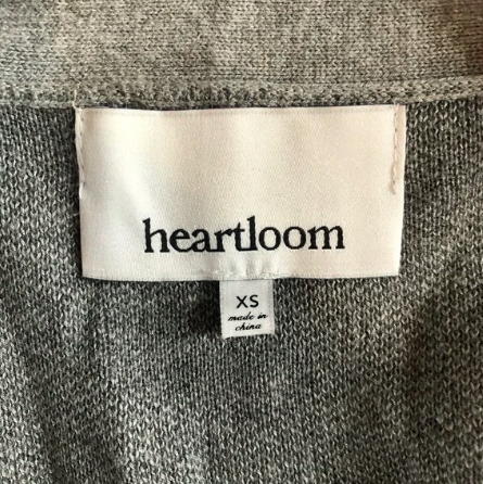 Heartloom | Grey Leopard Pullover