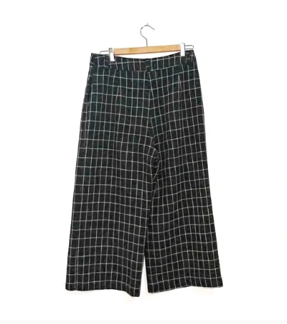 Topshop | Wide Leg Grid Pants