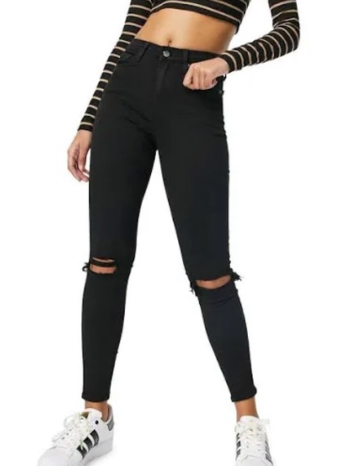 Topshop | Slit Knee Jamie Jeans