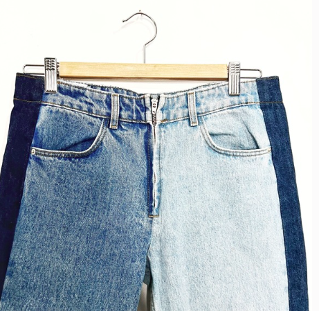Zara | Two Toned Mid Rise Jeans