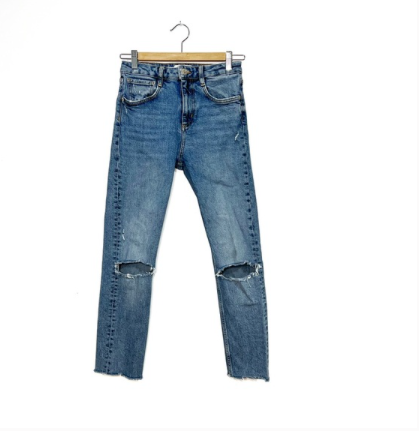 Zara | Busted Knee Jeans