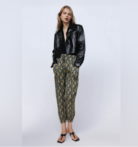 Zara | Printed Trousers