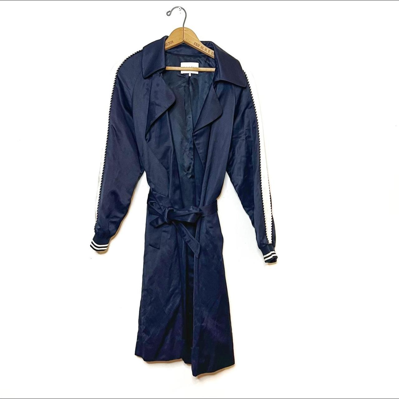 Sandro | Navy Bomber Trench Coat