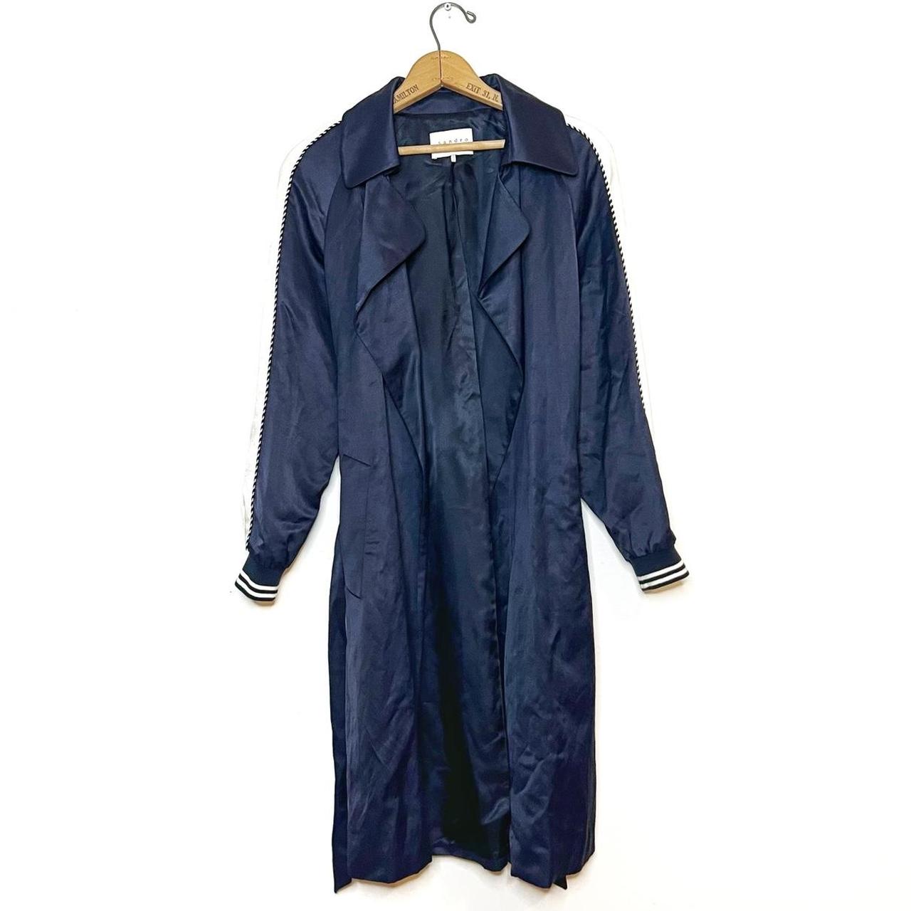 Sandro | Navy Bomber Trench Coat