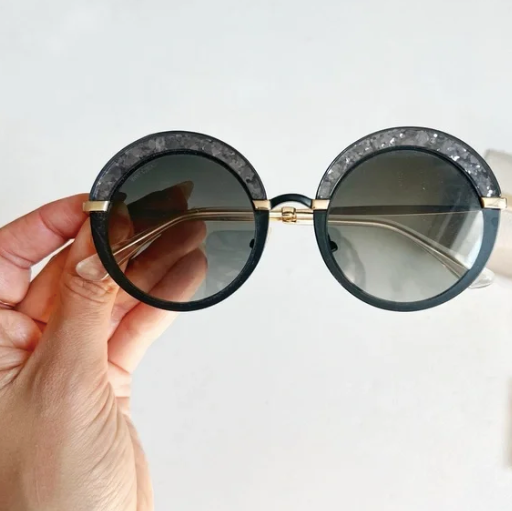 Jimmy Choo | Round Gem Sunglasses