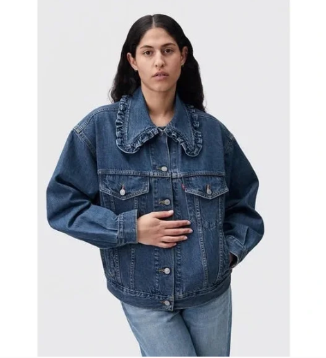 Ganni x Levi’s | NWT Collared Trucker Denim Jacket