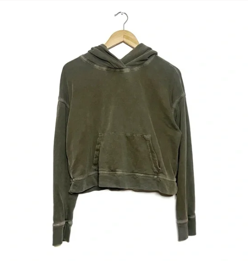 James Perse | Relaxed Crop Hoodie