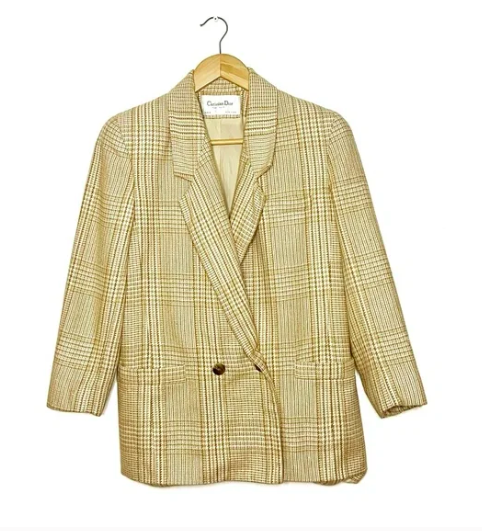 Christian Dior | Vintage Chequered Blazer