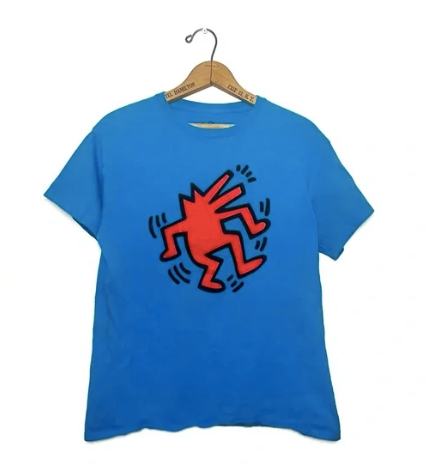 Keith Haring | Neon Dog Graphic Tee