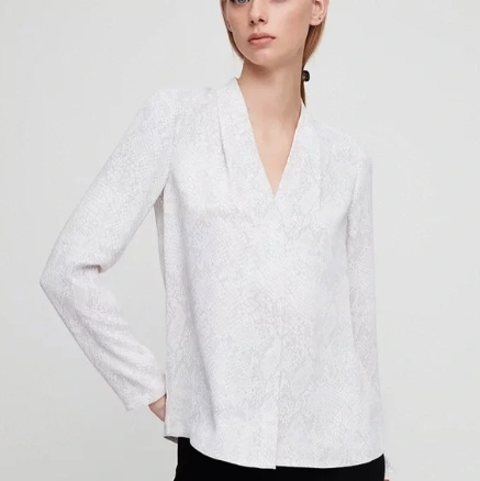 Babaton | Akira Snake Print Blouse