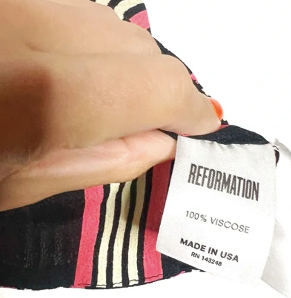 Reformation | Striped Crop Tank Top
