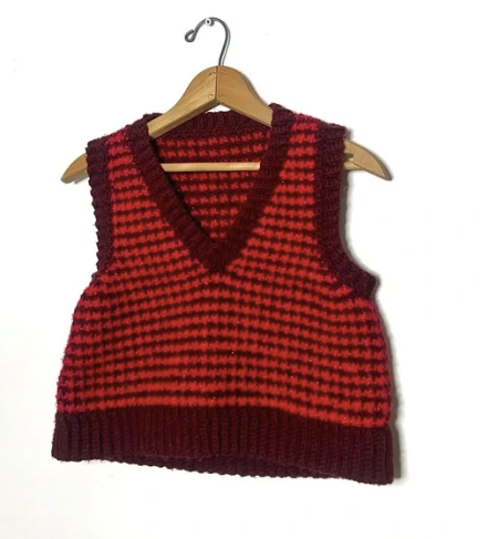 Vintage | Crochet Sweater Vest