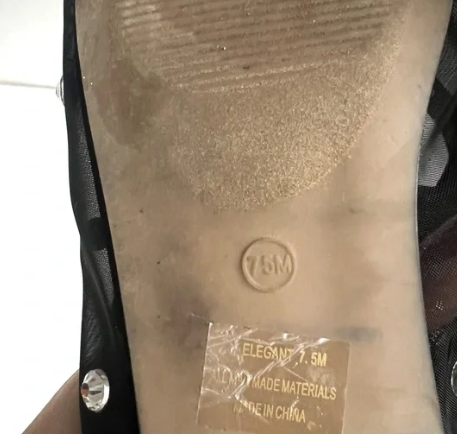 Cushionaire | Black Mesh Gemstone Flats