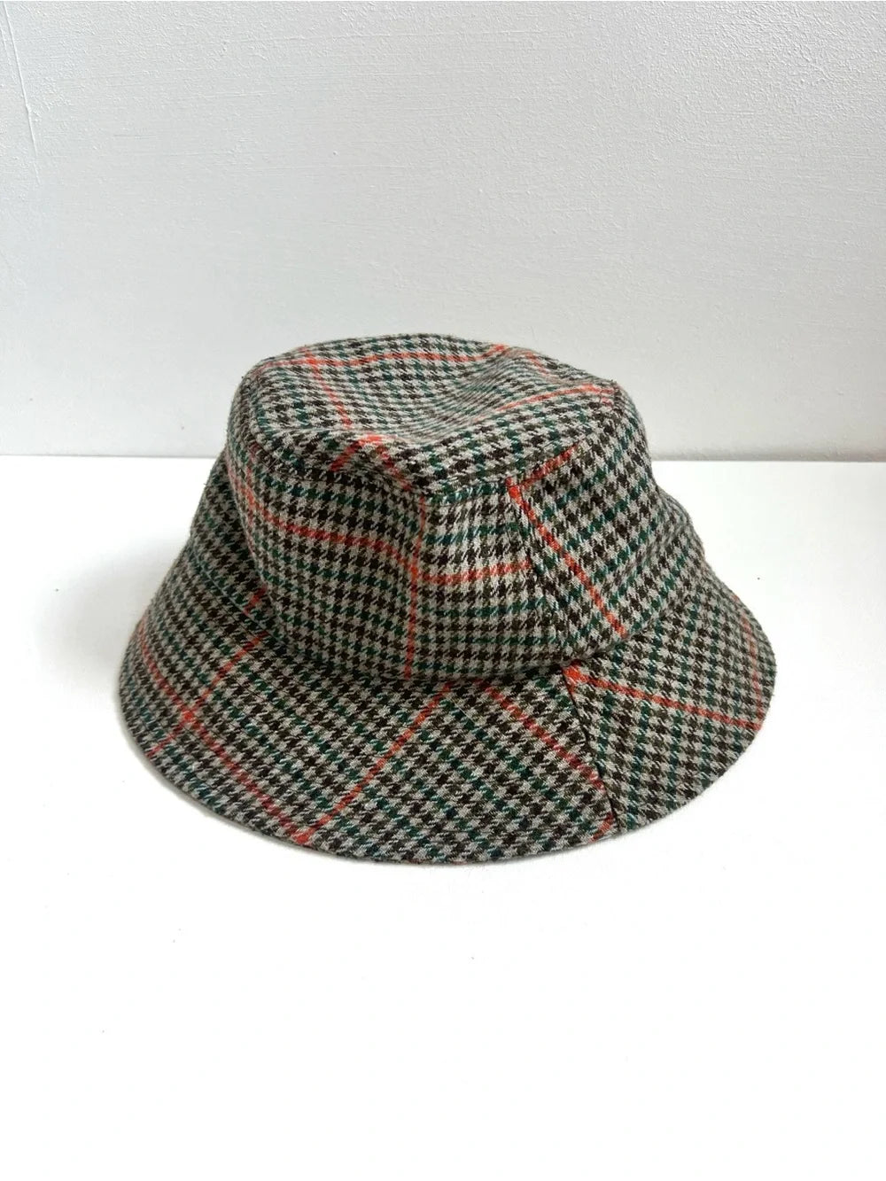 ICHI | Houndstooth Plaid Bucket Hat