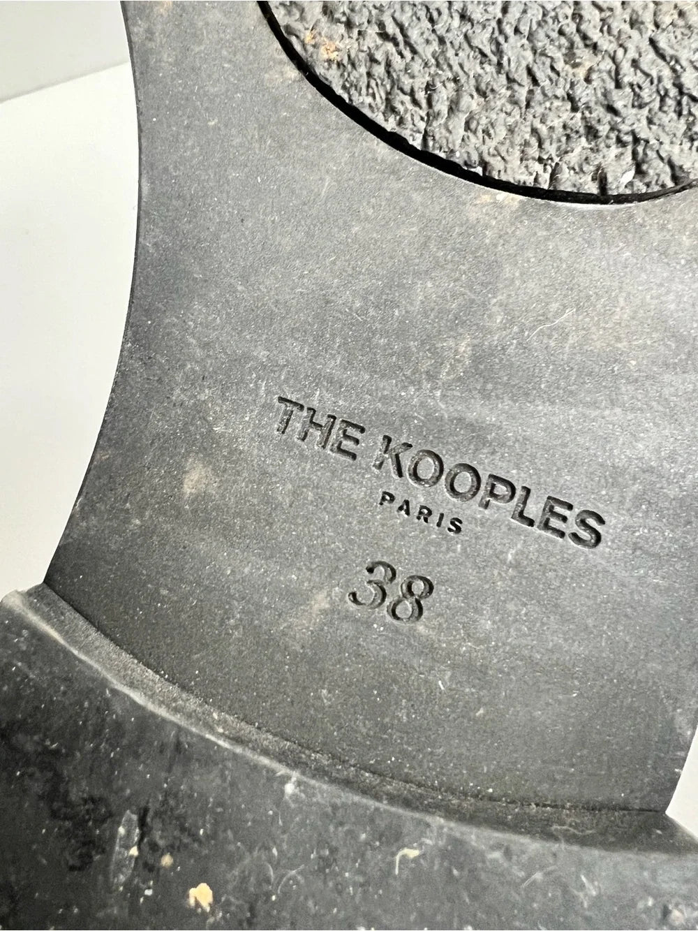 The Kooples | Leather Combat Boots with Metal Ring
